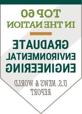 Clarkson Graduate Environmental Engineering accolade for Top 60 in the nation from the US News & World report.